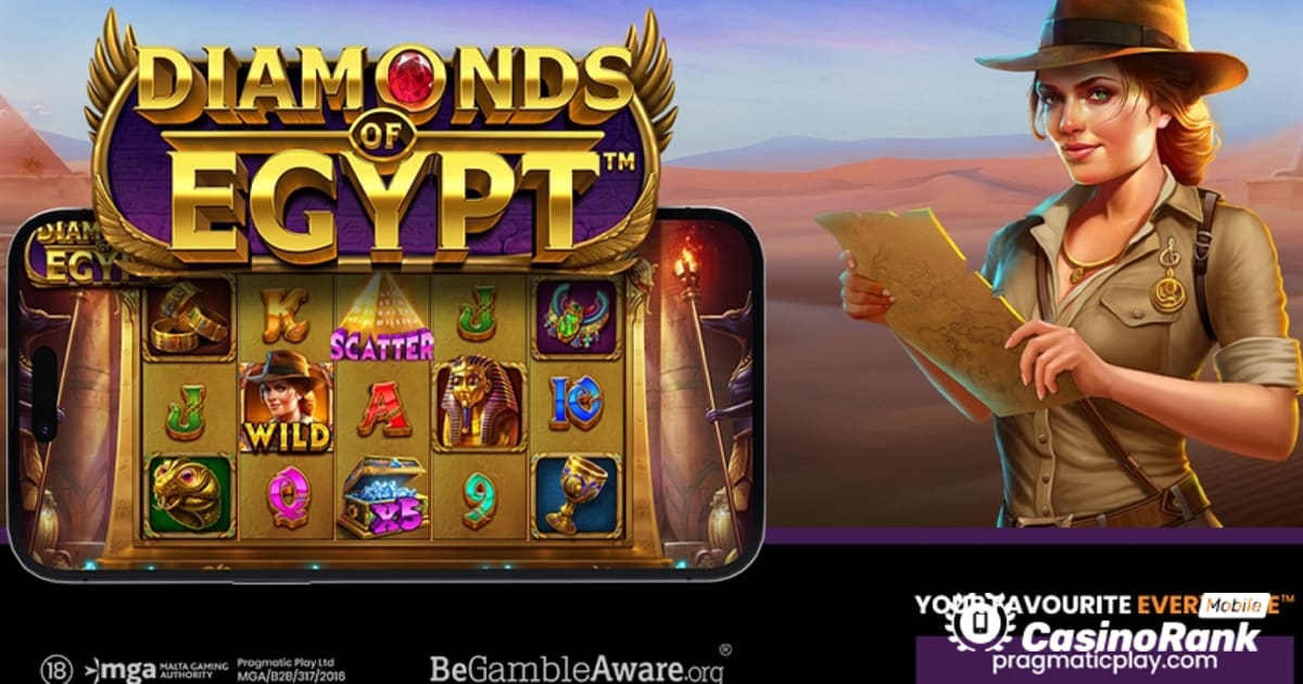 Pragmatic Play Launches Diamonds of Egypt Slot with 4 Exciting Jackpots